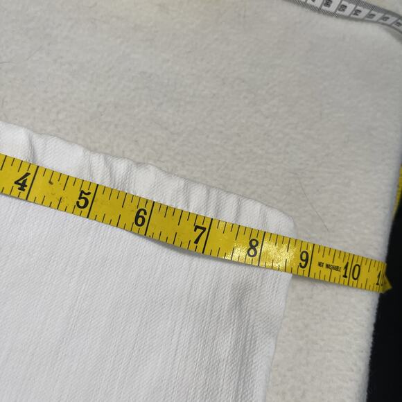 CHICO’S Platinum Optic White Denim High Rise Crop Jeans Size 1.5/ S/ 10 - EUC - Picture 6 of 8